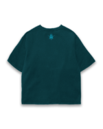 Basic’s Oversized Tee – Teal Blue - Image 4
