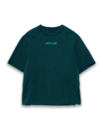 Basic’s Oversized Tee – Teal Blue - Image 3