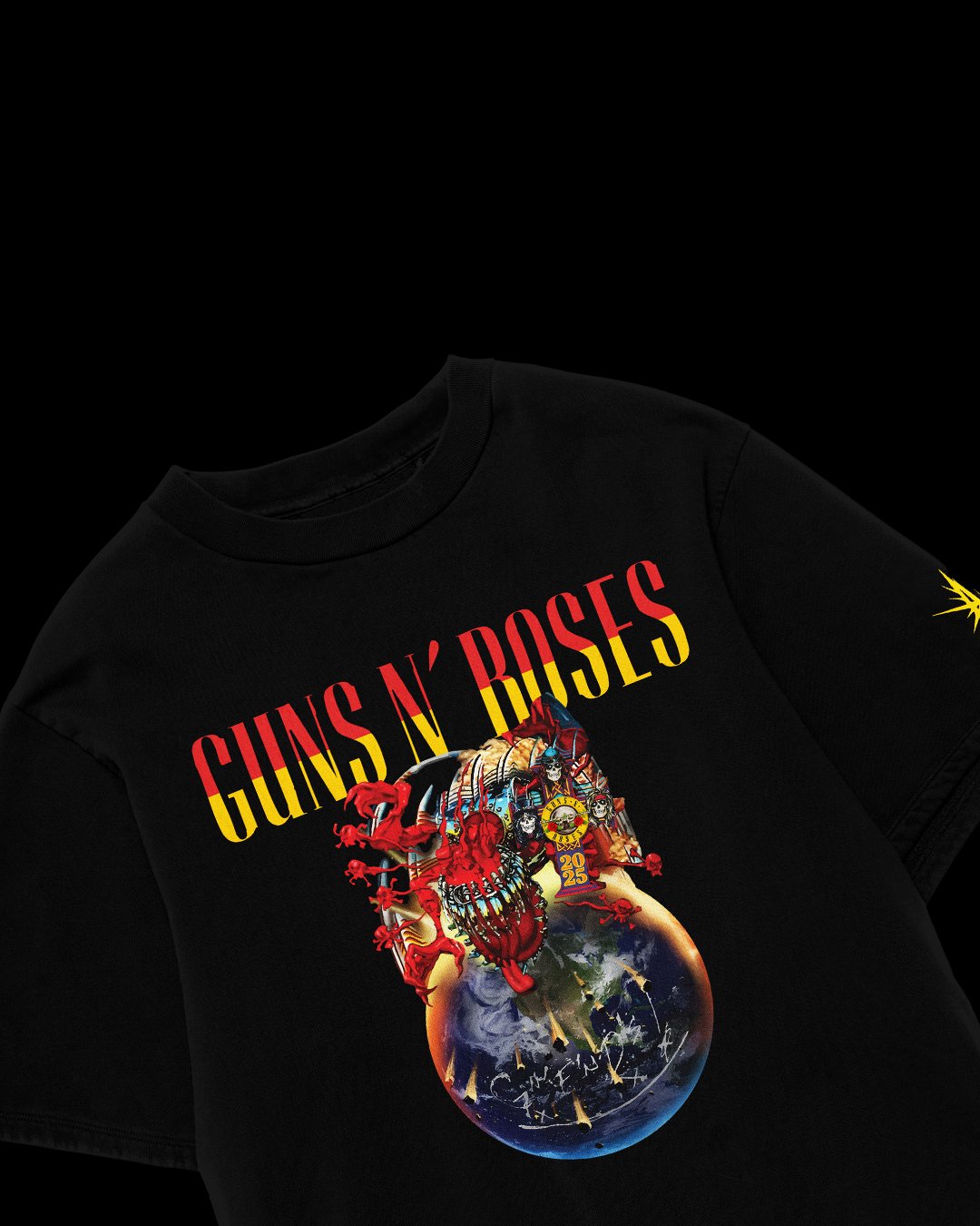 Guns N' Roses 2025 Tour Oversized T-Shirt