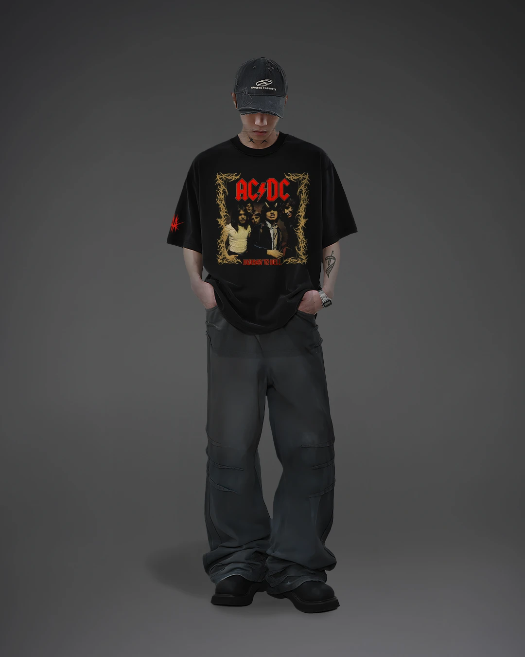 AC DC Oversized T-Shirt - Image 5