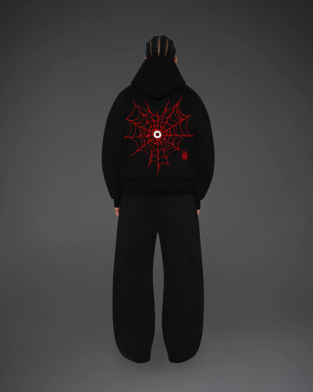Crimson Eyes Oversized hoodie - Image 5