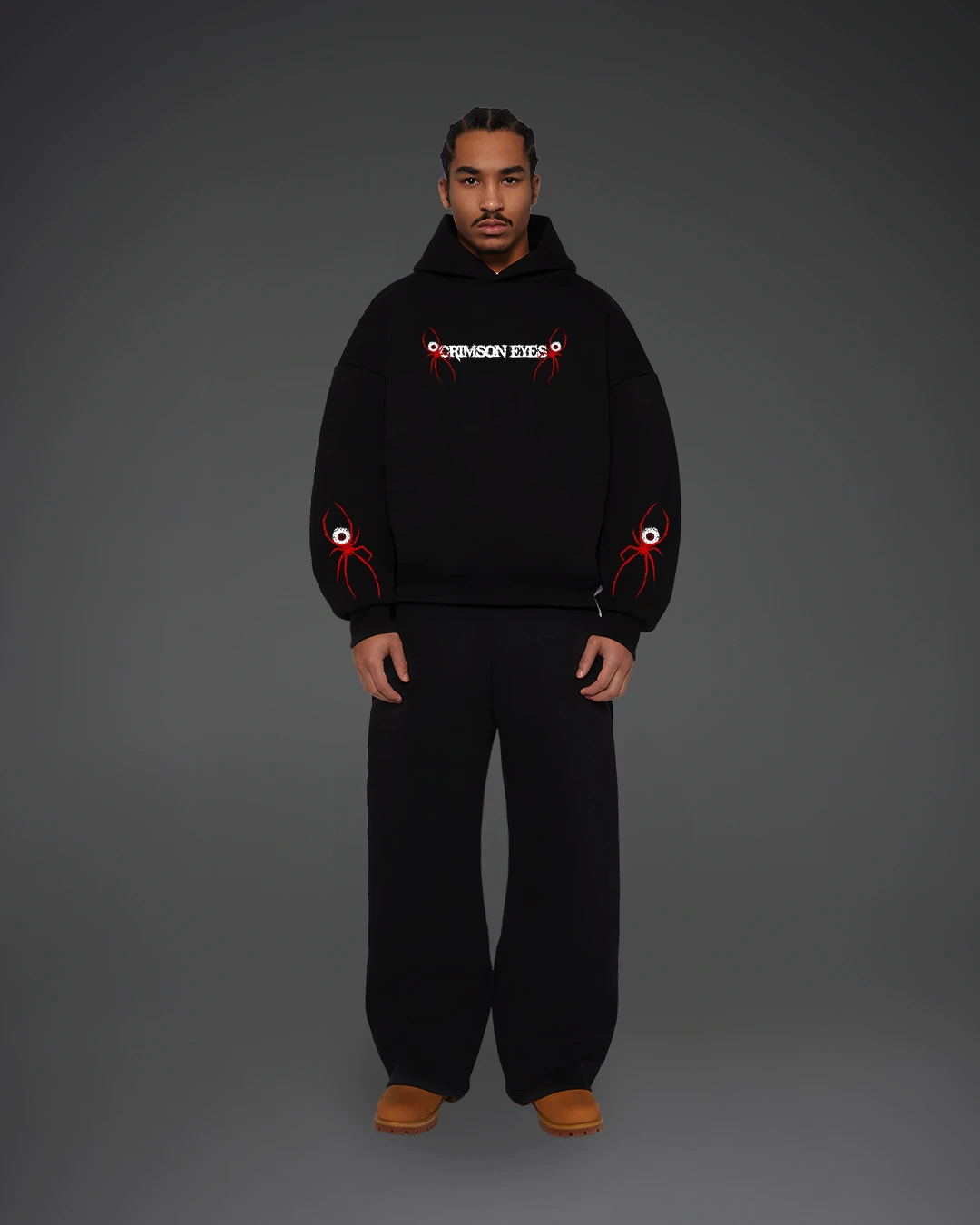 Crimson Eyes Oversized hoodie - Image 6