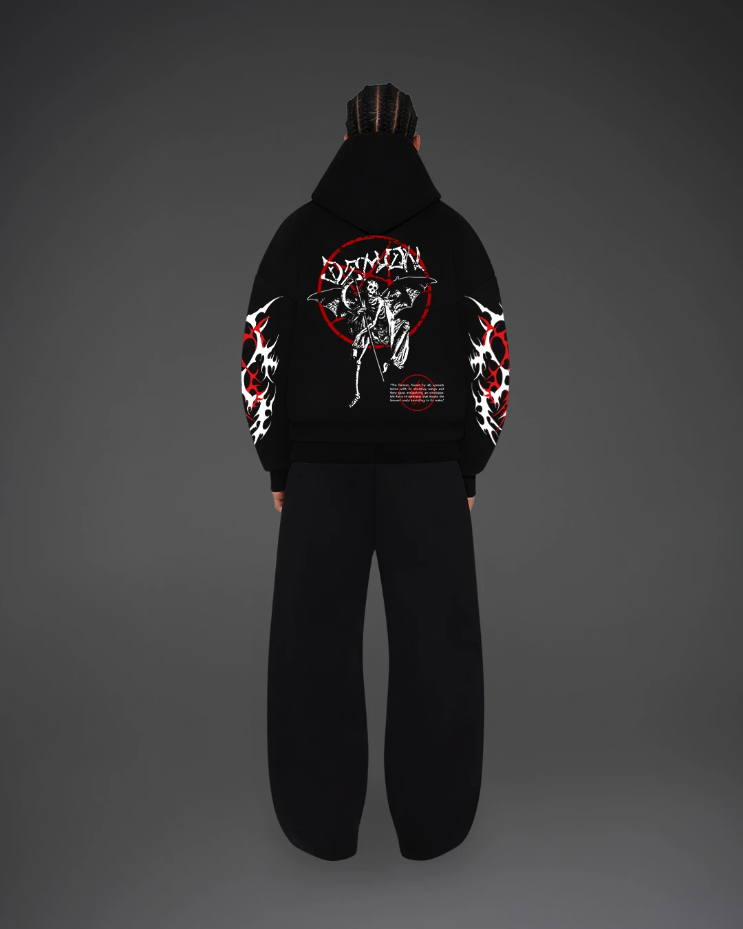 Demon Reaper Oversized Hoodie - Image 5