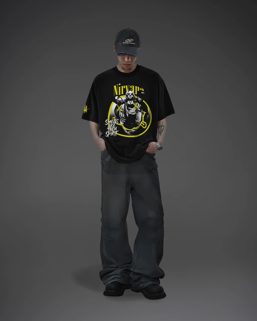 Nirvana Oversized T-Shirt - Image 3