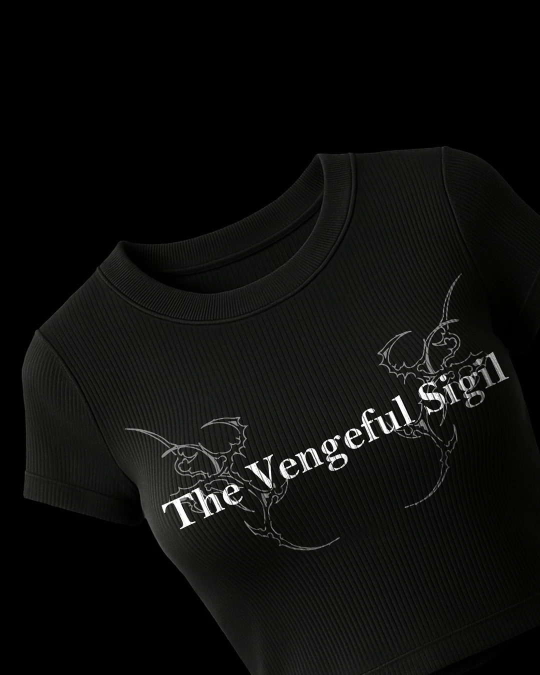 The vengeful sigil baby tee