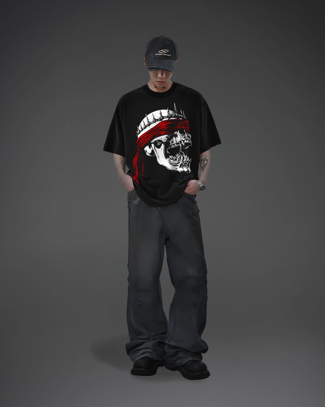 Veil of Thorns - Oversized Tee - Image 5