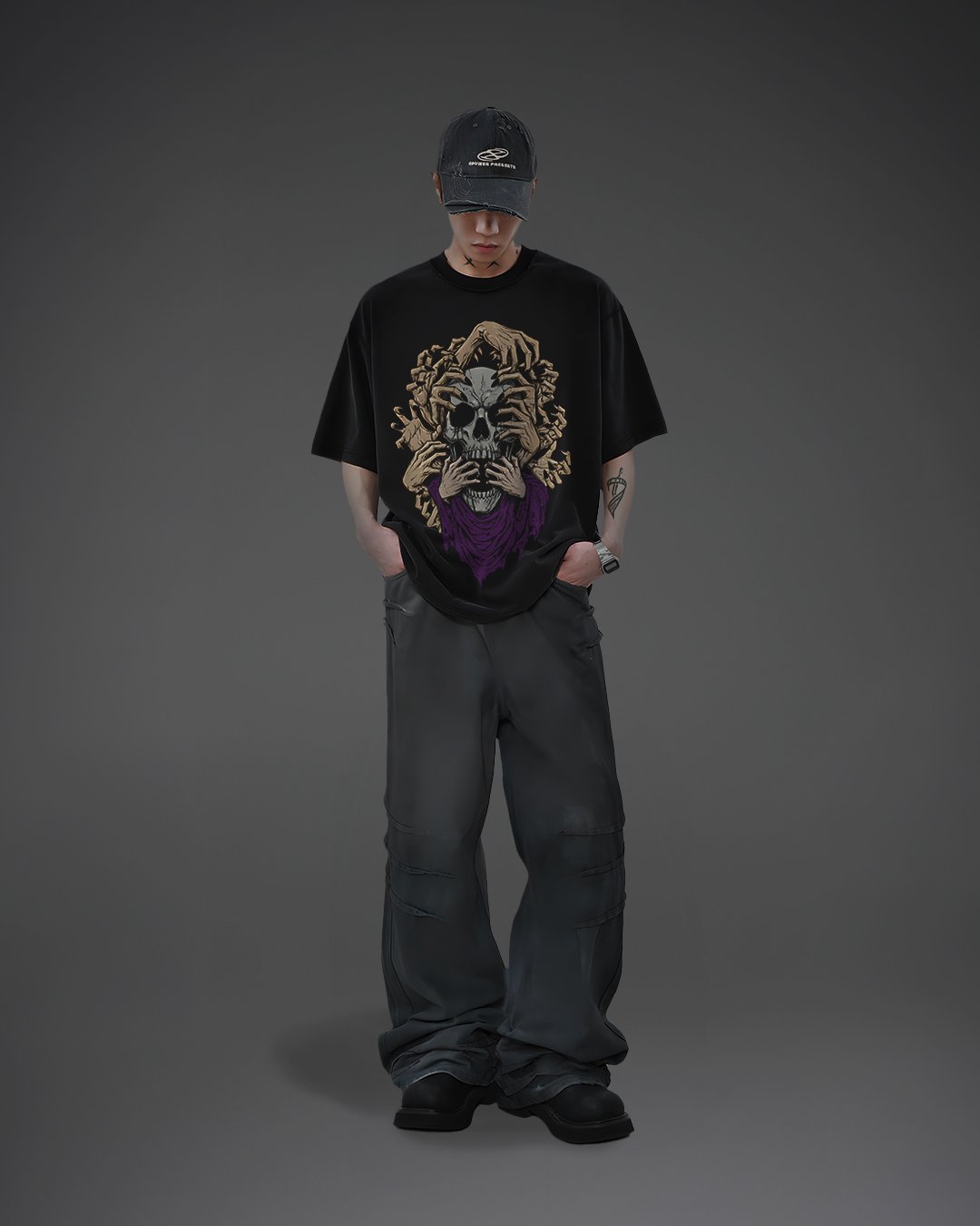 Skinned Alive - Oversized tee - Image 5