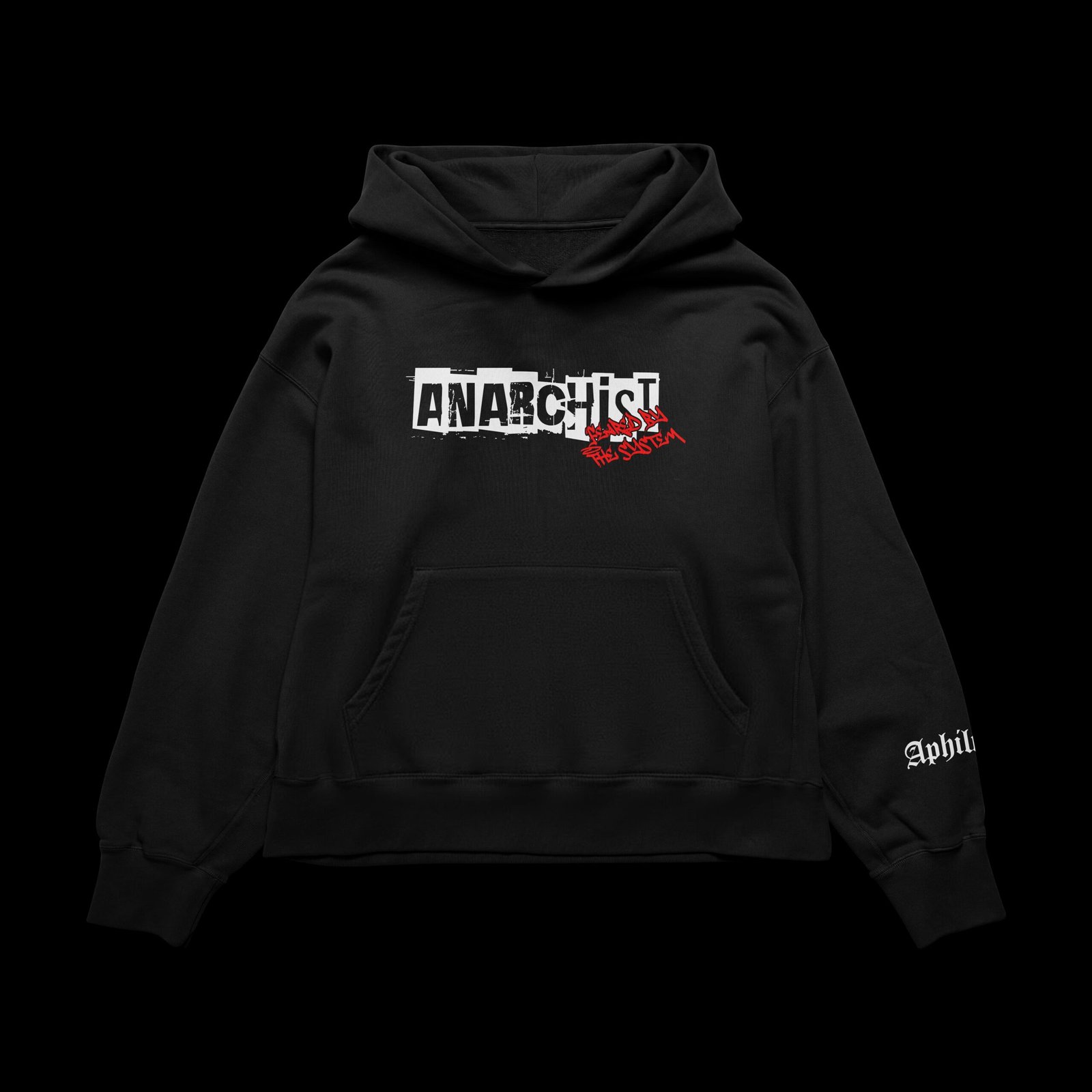 Anarchist - Oversized Hoodie - Image 3