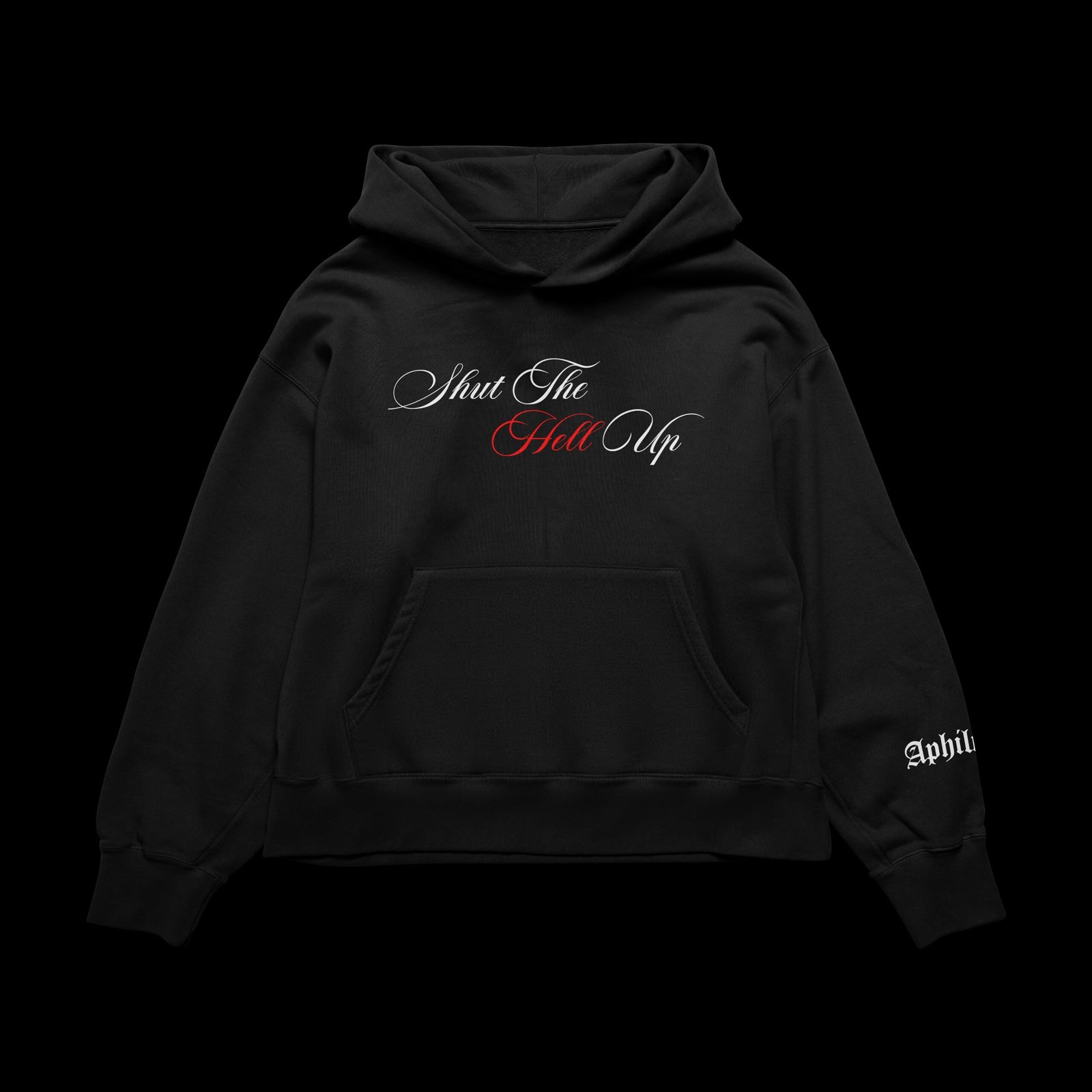 Shut The Hell Up - Oversized Hoodie - Image 3