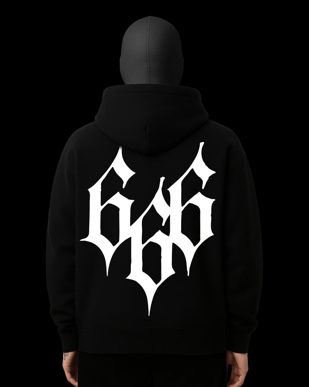Mark of the six - Oversized Hoodie - Image 2
