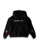 Crimson Eyes Oversized hoodie - Image 4