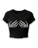Hands Off - baby tee - Image 2