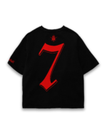LeagueX Oversized Tee - Red - Image 4