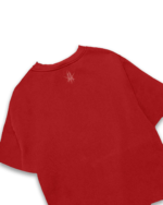 Basic's Oversized Tee - Crimson Red - Image 2